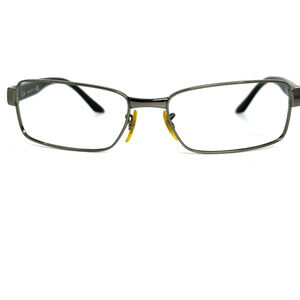 Ray Ban Silver Black Eyeglasses Frames Full Rim Rectangular‎ H18711